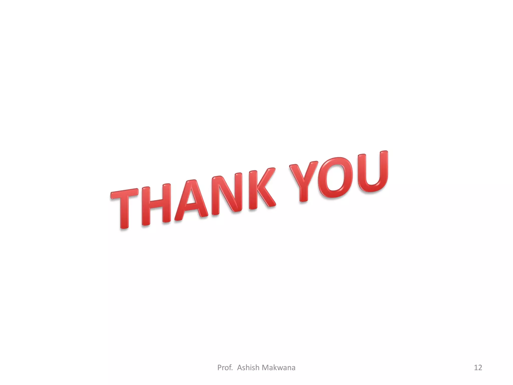 Prof. Ashish Makwana 12
 