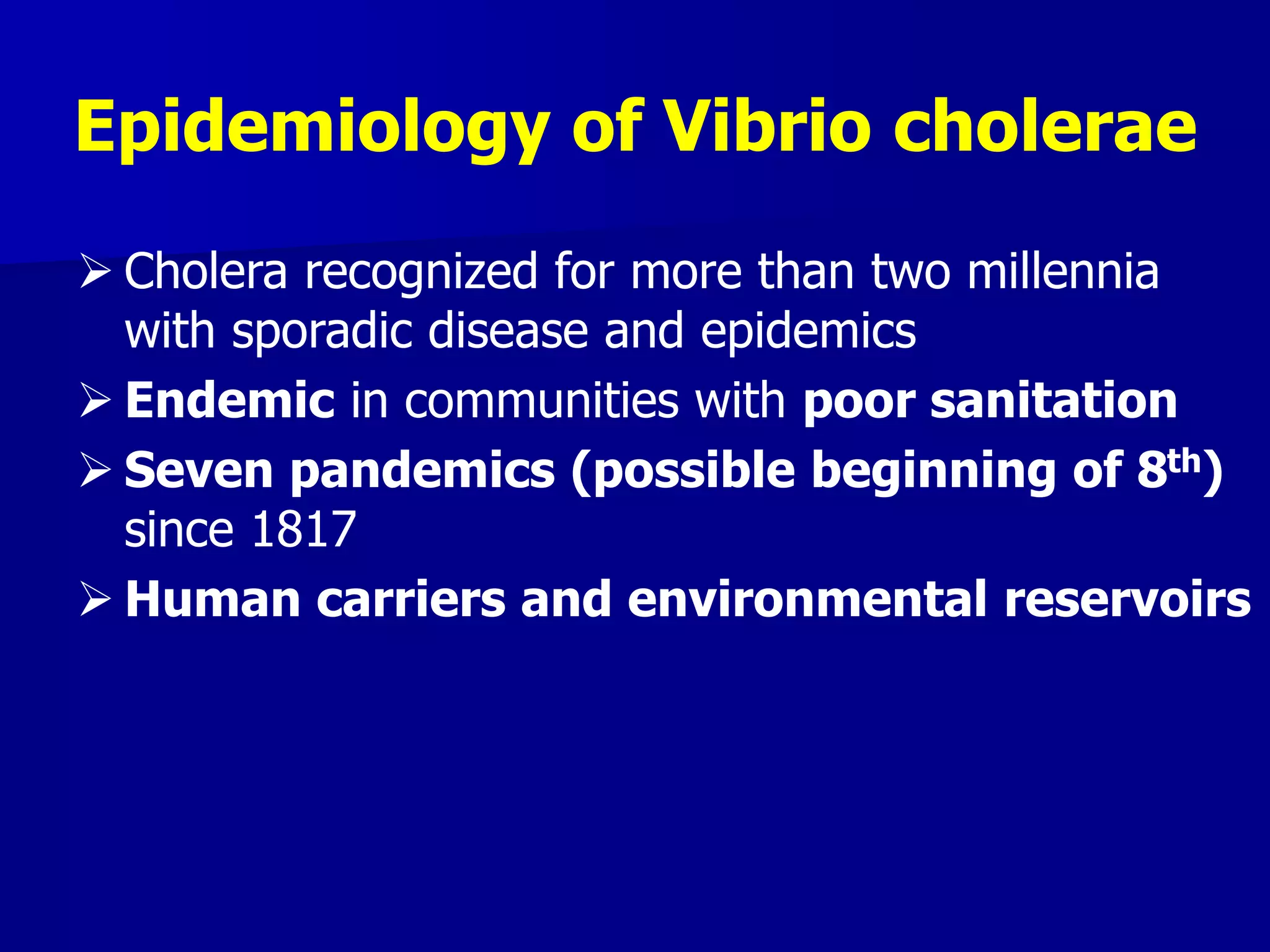 Vibrio_cholerae.ppt | Infectious Diseases | Diseases and Conditions