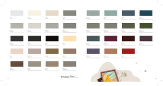 HG 154
Cape Grey
HG 107
Dark Grey
HG 151
Beige
HG 167
Brick Brown
HG 104
Frosty White
HG 153
Pearl Grey
HG 152
Charcoal
HG 136
Stylish Beige
HG 149
Mocha
HG 156
Sea Pearl
HG 150
Dove Grey
HG 109
Black
51x24
HG 133
Fab Gold
HG 175
Taupe
HG 155
Glisten
HG 178
Magnetic Grey
HG 171
Chiffon
HG 161
Brunette
HG 138
Swank Brown
HG 179
Whyte Blue
HG 180
Clary Jade
HG 148
Aqua Teal
HG 169
English Plum
HG 146
Shore
HG 162
Desert Sage
HG 168
Fiesta Rose
HG 137
Rustic Orange
HG 164
Fogg
HG 139
Chic Green
HG 119
Maroon
HG 118
Red
HG 130
Serene Blue
HG 129
Elegant Green
HG 116
Black Currant
47 48
Colour.
Changes Everything
HG 102
White
 