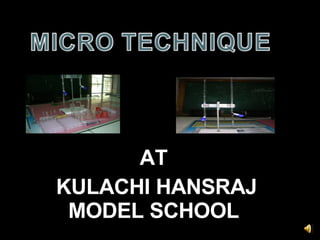 AT KULACHI HANSRAJ MODEL SCHOOL 