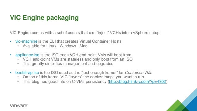 Vsphere Integrated Containers 101 And End User Workflow Vsphere Integrated Containers 101 And End User Workflow