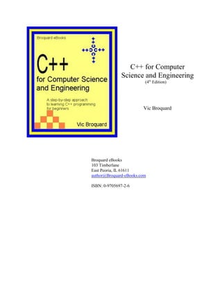 Vic broquard c++ for computer science and engineering 2006 | PDF