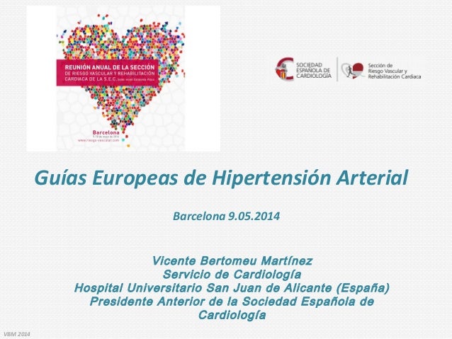 Guías europeas de hipertensión. Guías europeas de hipertensión.