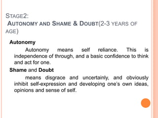 Think Act Autonomy Social and Emotional Development | PPTX