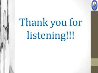 Thank you for
 listening!!!
 