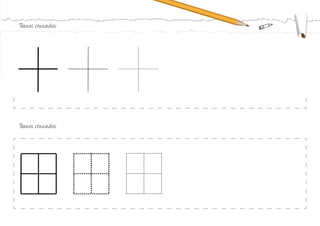 Trazos cruzados:
Trazos cruzados:
 