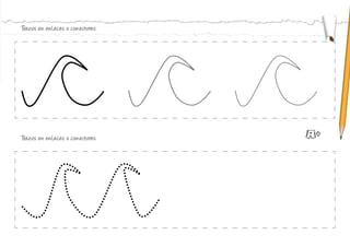 Trazos en enlaces o conectores:
Trazos en enlaces o conectores:
 