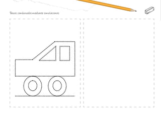 Trazos combinados mediante simulaciones:
 