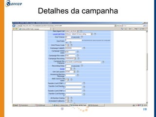 Detalhes da campanha 