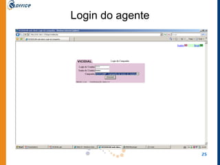 Login do agente 