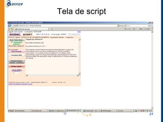 Tela de script 