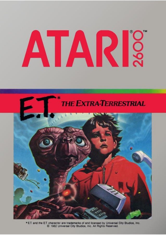E.T. The Extra-Terrestrial - Atari 2600 - Manual        E.T. The Extra-Terrestrial - Atari 2600 - Manual