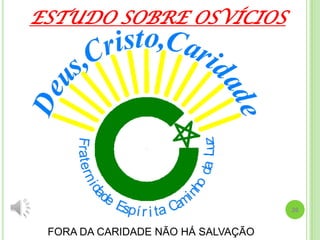 ESTUDO SOBRE OSVÍCIOS
26
FORA DA CARIDADE NÃO HÁ SALVAÇÃO
 