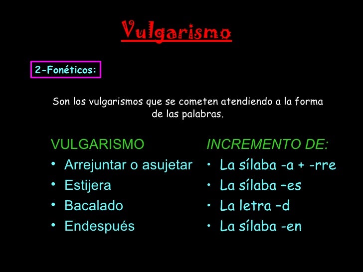 Vicios dellenguajeupv