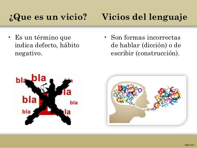 Vicios del lenguaje