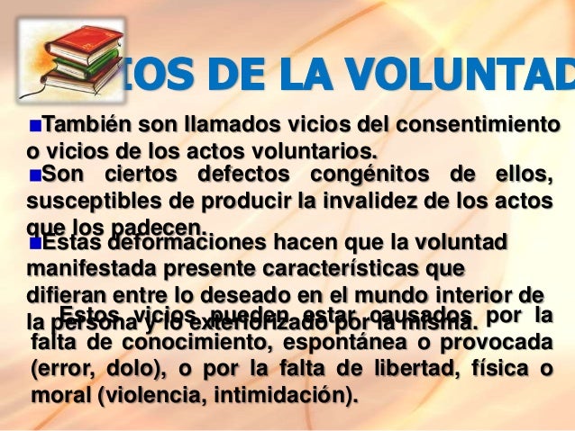 Vicios de la voluntad y teoria de nulidades