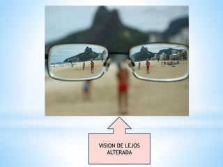 VISION DE LEJOS
ALTERADA
 