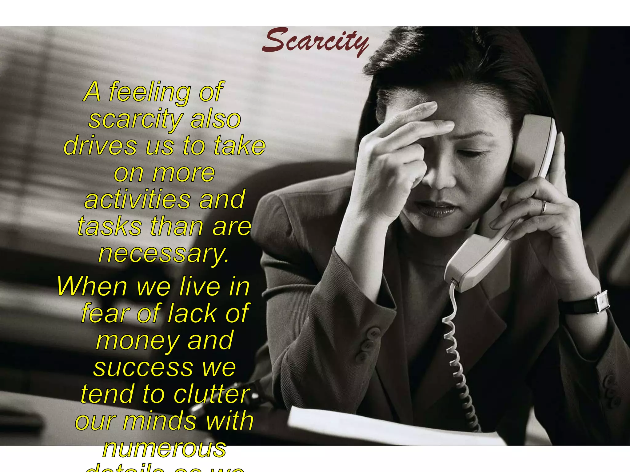 Depression Era MentalityThese feelings carry over from our grandparents or parents who lived through it and  experienced great sacrifice and suffering.