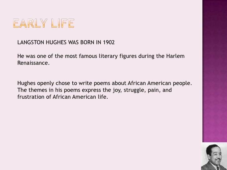 the poet laureate of harlem langston hughes most famous works