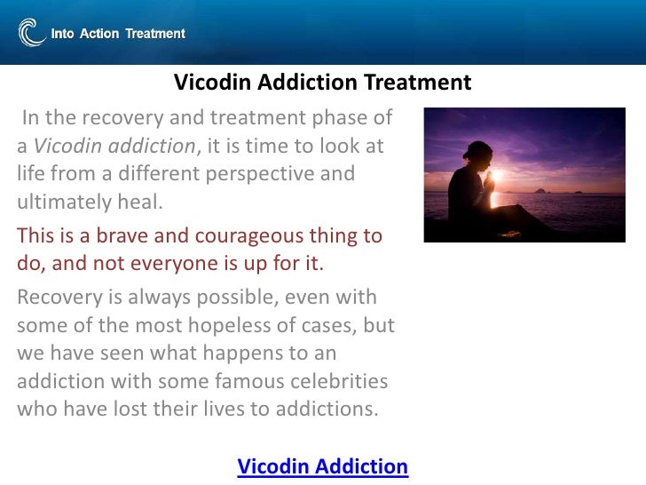 problems with vicodin addiction