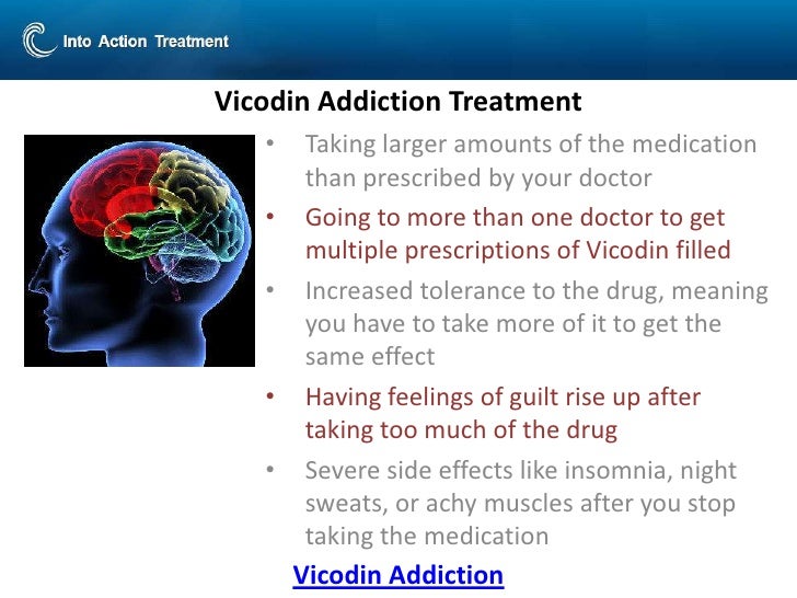 problems with vicodin addiction
