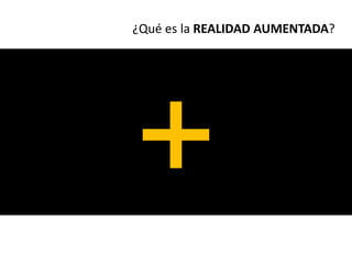 ¿Qué es la REALIDAD AUMENTADA?+