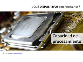 ¿Qué DISPOSITIVOS son necesarios?Capacidad de procesamiento CPU onboard por nerathephotos