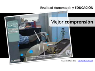 Realidad Aumentada y EDUCACIÓNMejor comprensión     Grupo Santillana Chile     http://on.fb.me/hiuXi0