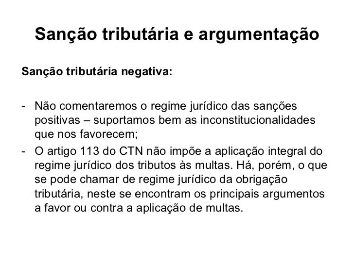 Artigo 113 ctn