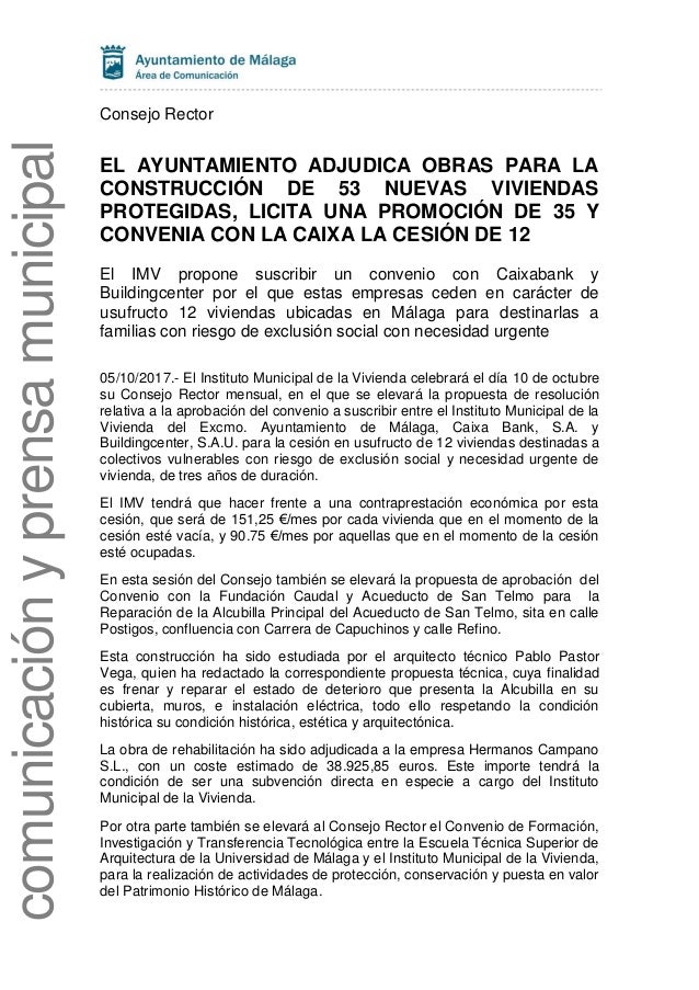 el ayuntamiento adjudica obras para la construcciÓn de 53 nuevas vivi
