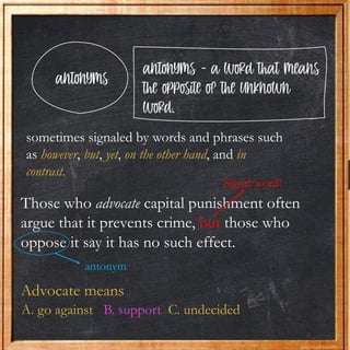 Vocabulary in Context