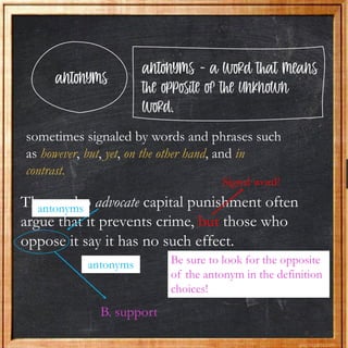 Vocabulary in Context