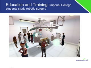 Education and Training:  Imperial College students study robotic surgery 