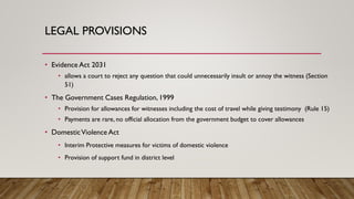 Victim and witness protection in transitional justice processes | PDF