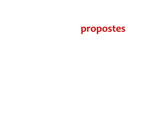 propostes
 