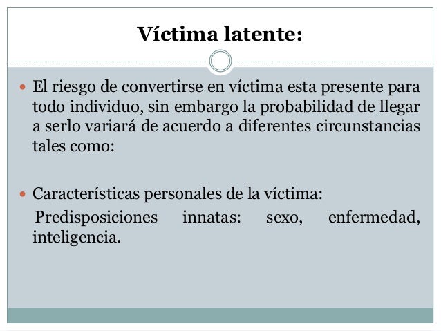 Teoria de la victima