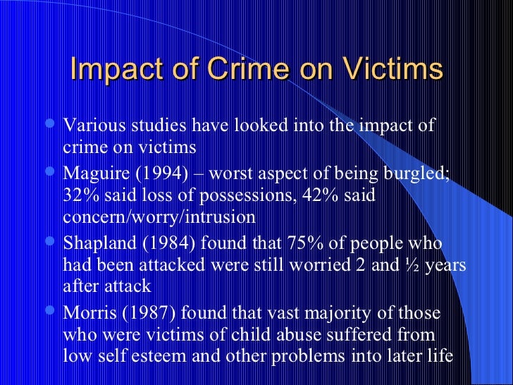Victims of Crime