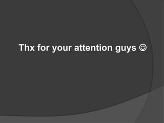 Thx for your attention guys 
 