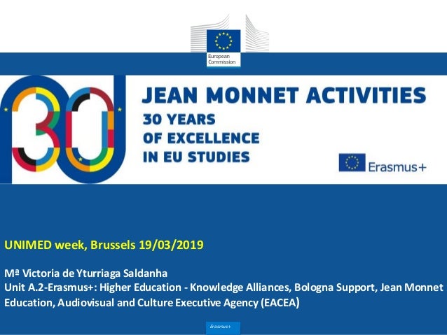 Unimed Week In Brussels 2019 Day 1 19 March 2019 Jean Monnet Action