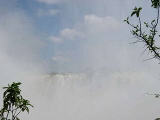 Victoria Falls both sides Zimbabwe and Zambia 22 March 2009