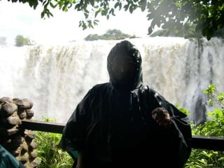 Victoria Falls both sides Zimbabwe and Zambia 22 March 2009