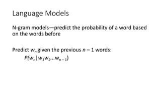 [2019] Class-based N-gram Models of Natural Language | PDF