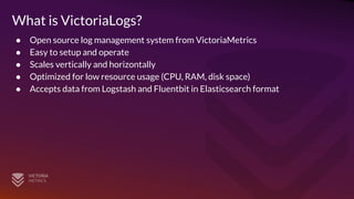 VictoriaLogs: Open Source Log Management System - Preview | PDF