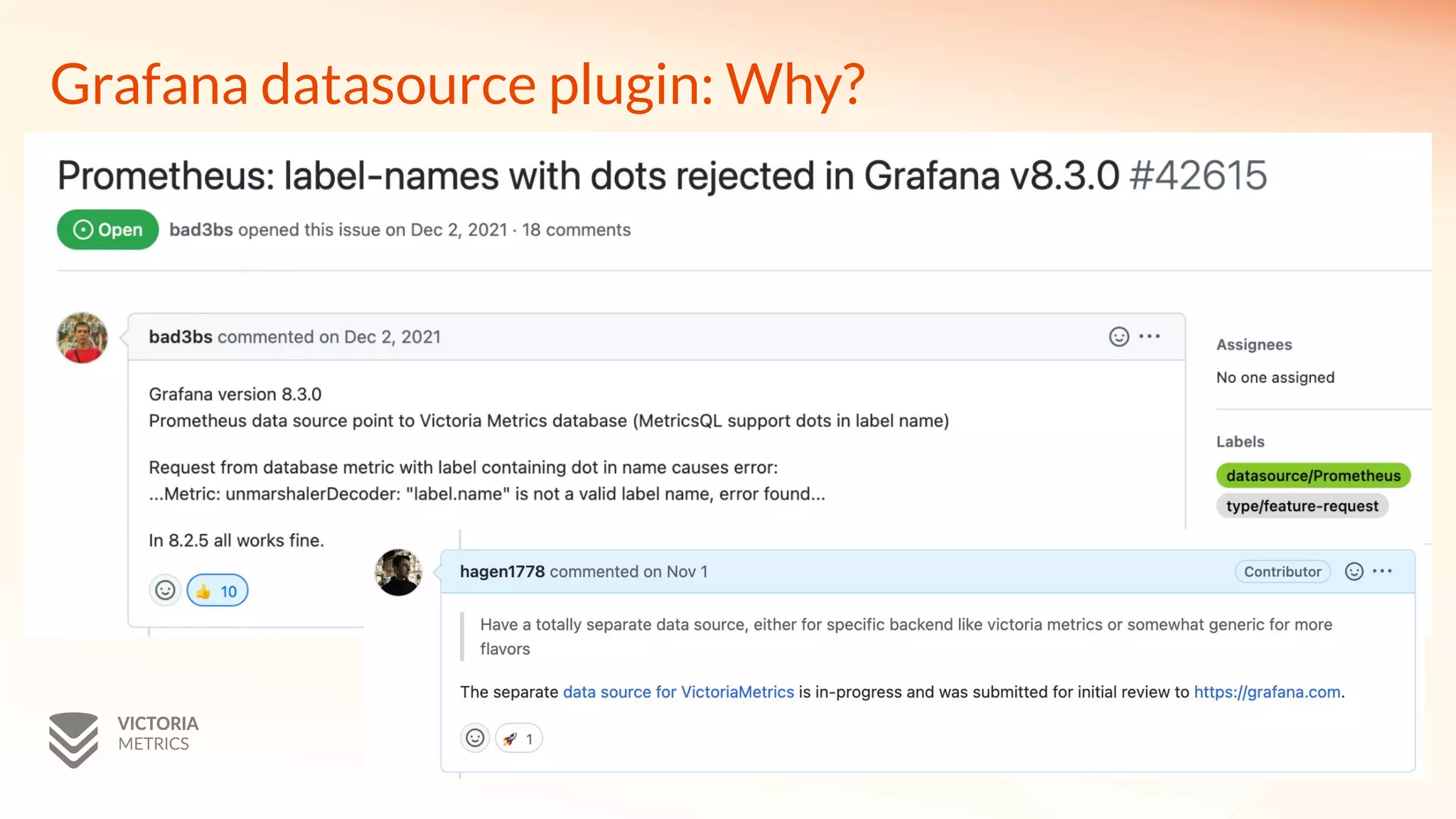 Grafana datasource plugin: Why?
