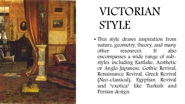 Archint Victorian Period Interior Design Furniture Design