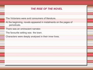 THE VICTORIAN ERA - victorian-writers.ppt
