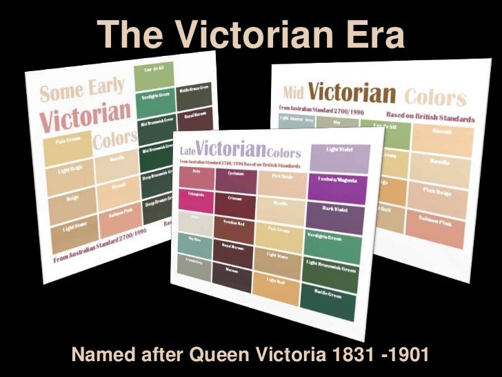 Victorian Colors Schemes