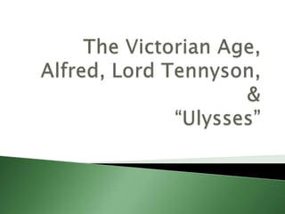 Victorian, tennyson, ulysses