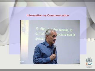 Information vs Communication
 