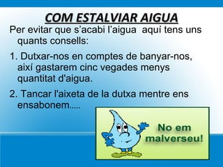 Conseqüències  de la contaminació de l’aigua 